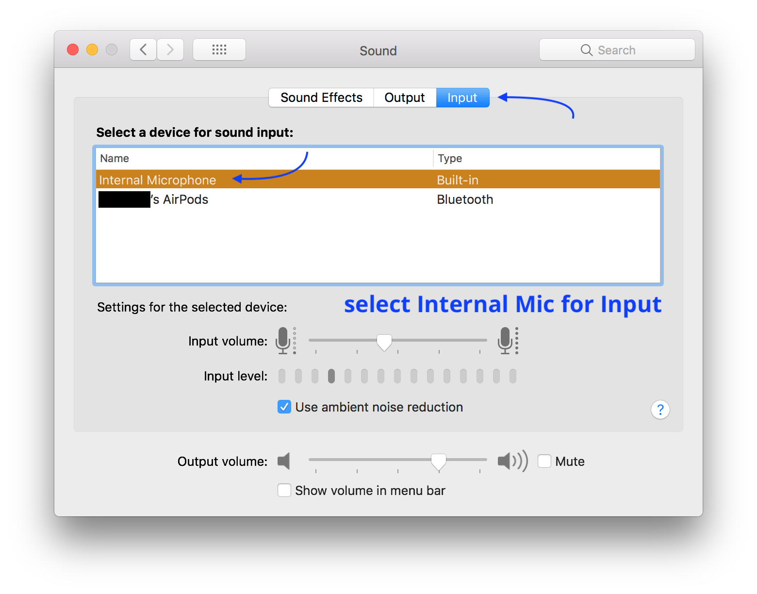 quicktime player for mac is disconnecting my phone